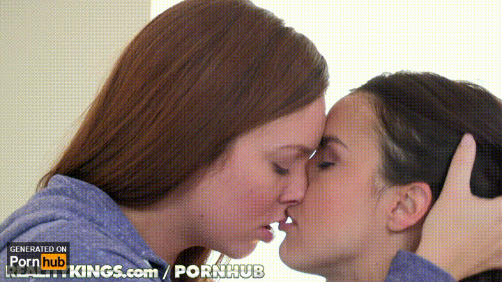 Pron Kiss Gif - Lesbian Kissing Animated Gif Porn | Sex Pictures Pass