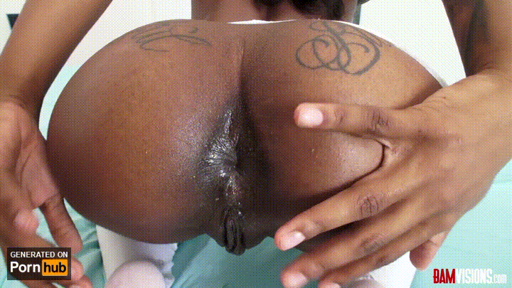 Ebony Banks cute girl anal ass fuck @ ricanPornstar - XFantazy.com