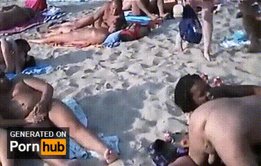 Public Beach Sex Porn Gif | Pornhub.com